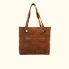 Buffalo Jackson Trading Co. Camden Braided Leather Tote | Hickory Leather Totes