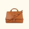Buffalo Jackson Trading Co. Chelsea Leather Crossbody Handbag | Honey Brown