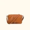 Buffalo Jackson Trading Co. Chelsea Leather Crossbody Purse | Honey Brown