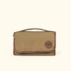 Buffalo Jackson Trading Co. Dakota Reserve Waxed Canvas Hanging Toiletry | Field Khaki New