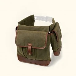 Buffalo Jackson Trading Co. New Dakota Shooting Bags | Waxed Canvas And Leather