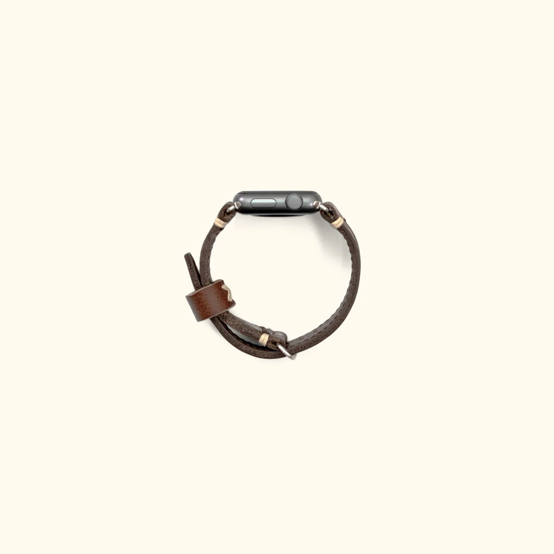 Buffalo Jackson Trading Co. Outlet Dakota Leather Apple Watch Bands | Dark Hazelnut 5 Buffalo Jackson Trading Co. Outlet Dakota Leather Apple Watch Bands | Dark Hazelnut