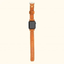 Buffalo Jackson Trading Co. Dakota Leather Apple Watch Bands | Saddle Tan