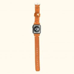 Buffalo Jackson Trading Co. Dakota Leather Apple Watch Bands | Saddle Tan
