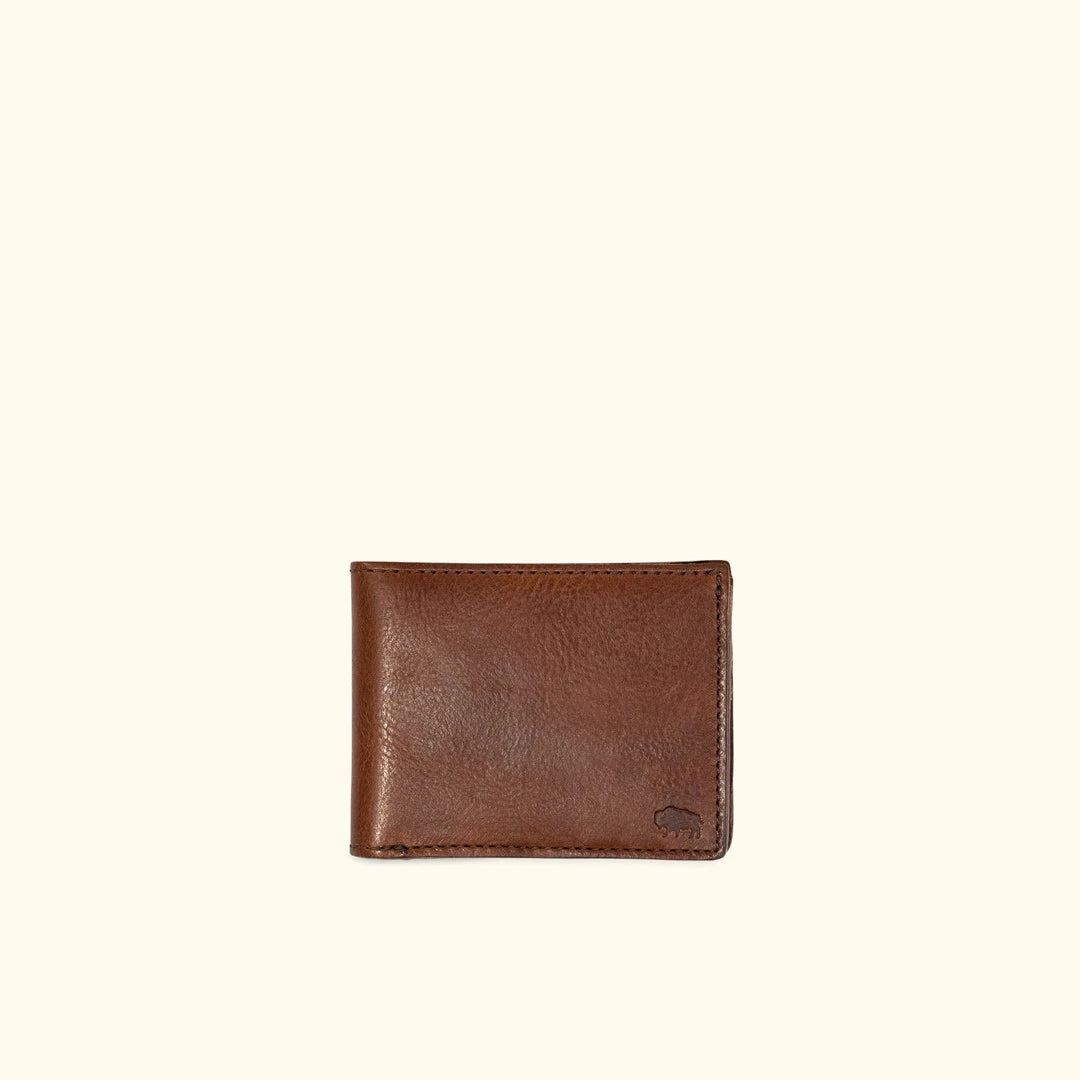 Buffalo Jackson Trading Co. Dakota Leather Bifold Wallet | Chestnut Brown 3 Buffalo Jackson Trading Co. Dakota Leather Bifold Wallet | Chestnut Brown