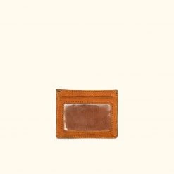 Buffalo Jackson Trading Co. Dakota Leather Vintage Slim ID Wallet | Saddle Tan