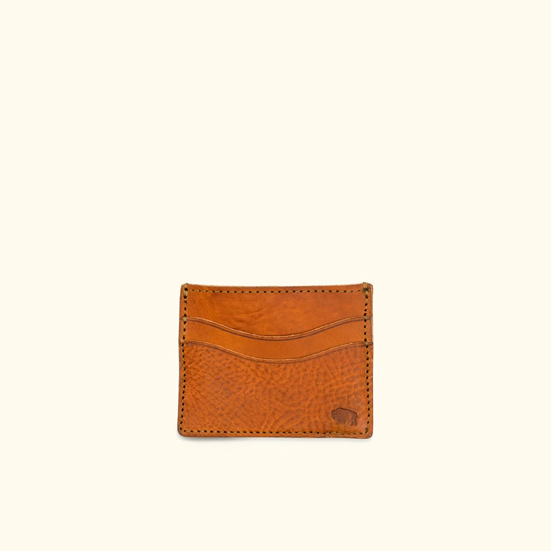 Buffalo Jackson Trading Co. Dakota Leather Vintage Slim ID Wallet | Saddle Tan 3 Buffalo Jackson Trading Co. Dakota Leather Vintage Slim ID Wallet | Saddle Tan