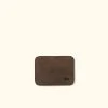 Buffalo Jackson Trading Co. Denver Leather Slim ID Wallet | Dark Walnut Wallets