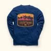 Buffalo Jackson Trading Co. Apparel Grand Teton National Park L/S Tee | Royal Blue