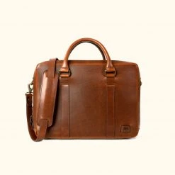 Buffalo Jackson Trading Co. Leather Briefcases Jefferson Leather Briefcase | Elderwood