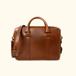 Buffalo Jackson Trading Co. Leather Briefcases Jefferson Leather Briefcase | Elderwood