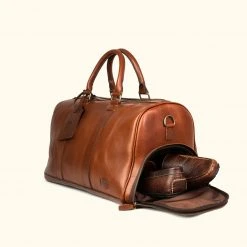 Buffalo Jackson Trading Co. Jefferson Leather Duffle | Elderwood Leather Duffle Bags