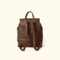 Buffalo Jackson Trading Co. Madison Leather Backpack | Dark Hazelnut Leather Backpacks