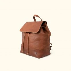 Buffalo Jackson Trading Co. Madison Leather Backpack | Saddle Tan Leather Backpacks