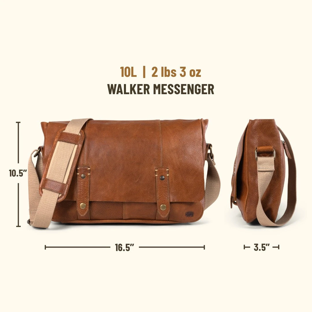 Buffalo Jackson Trading Co. Leather Messenger Bags Walker Leather Messenger Bag | Rustic Tan 8 Buffalo Jackson Trading Co. Leather Messenger Bags Walker Leather Messenger Bag | Rustic Tan