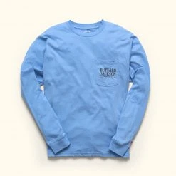 Buffalo Jackson Trading Co. Yellowstone National Park L/S Tee | Powder Blue