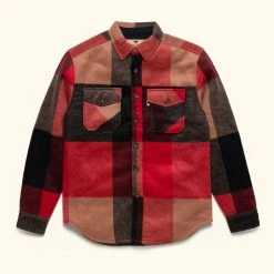Buffalo Jackson Trading Co. Yukon Wool Shirt Jac | Red Valley Plaid