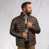 Buffalo Jackson Trading Co. Leather Jackets Bridger Leather Down Jacket | Dark Brown 2 Buffalo Jackson Trading Co. Leather Jackets Bridger Leather Down Jacket | Dark Brown