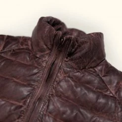 Buffalo Jackson Trading Co. Leather Jackets Bridger Leather Down Vest | Dark Brown 22 Buffalo Jackson Trading Co. Leather Jackets Bridger Leather Down Vest | Dark Brown