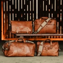 Buffalo Jackson Trading Co. Leather Messenger Bags Walker Leather Messenger Bag | Rustic Tan 17 Buffalo Jackson Trading Co. Leather Messenger Bags Walker Leather Messenger Bag | Rustic Tan