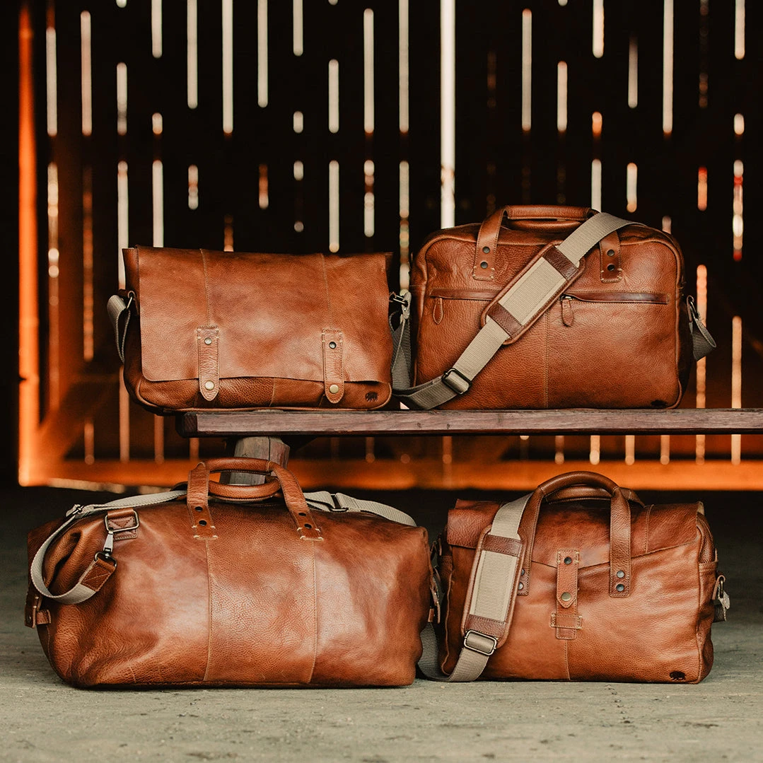 Buffalo Jackson Trading Co. Leather Messenger Bags Walker Leather Messenger Bag | Rustic Tan 10 Buffalo Jackson Trading Co. Leather Messenger Bags Walker Leather Messenger Bag | Rustic Tan