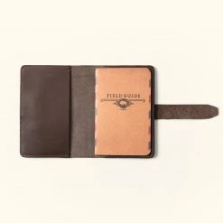 Buffalo Jackson Trading Co. Denver Leather Journal Cover | Dark Briar