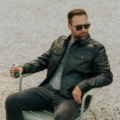 Buffalo Jackson Trading Co. Driggs Leather Jacket | Black Leather Jackets