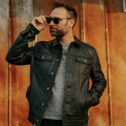 Buffalo Jackson Trading Co. Driggs Leather Jacket | Black Leather Jackets