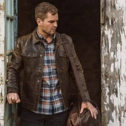 Buffalo Jackson Trading Co. Driggs Leather Jacket | Brown