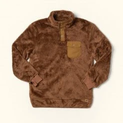 Buffalo Jackson Trading Co. Kodiak Pullover - Grizzly Brown Apparel