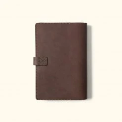 Buffalo Jackson Trading Co. Denver Leather Journal Cover - Large | Dark Briar