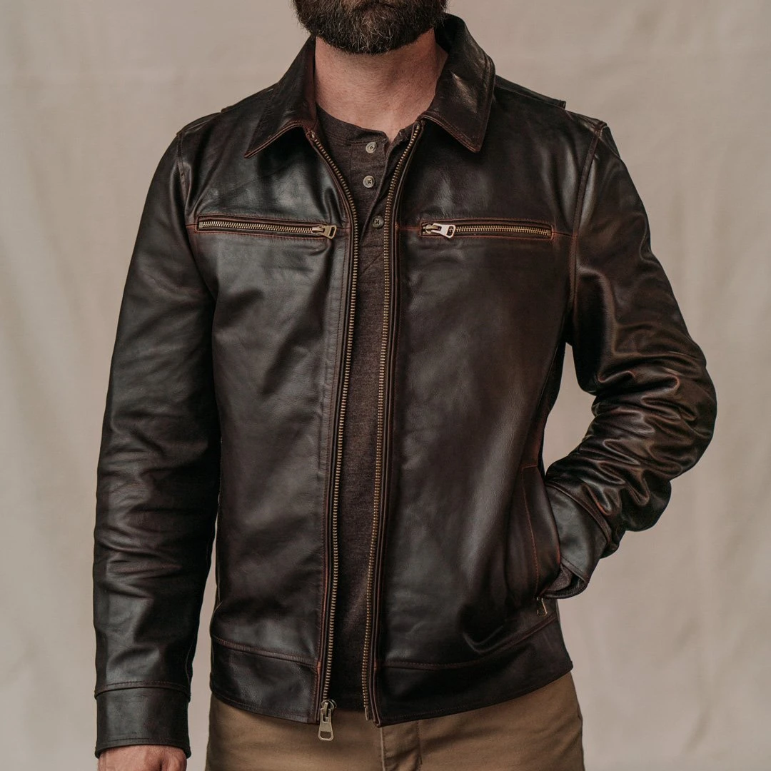 Buffalo Jackson Trading Co. Legacy Leather Jacket | Brown 9 Buffalo Jackson Trading Co. Legacy Leather Jacket | Brown