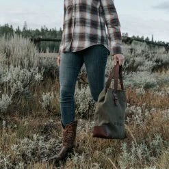 Buffalo Jackson Trading Co. Limited Edition 10-Year Tote Bag | Olive 21 Buffalo Jackson Trading Co. Limited Edition 10-Year Tote Bag | Olive