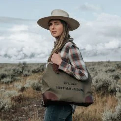Buffalo Jackson Trading Co. Limited Edition 10-Year Tote Bag | Olive 19 Buffalo Jackson Trading Co. Limited Edition 10-Year Tote Bag | Olive