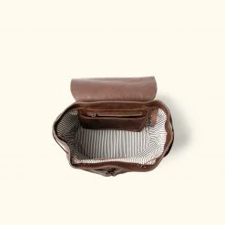 Buffalo Jackson Trading Co. Madison Leather Backpack | Dark Hazelnut Leather Backpacks