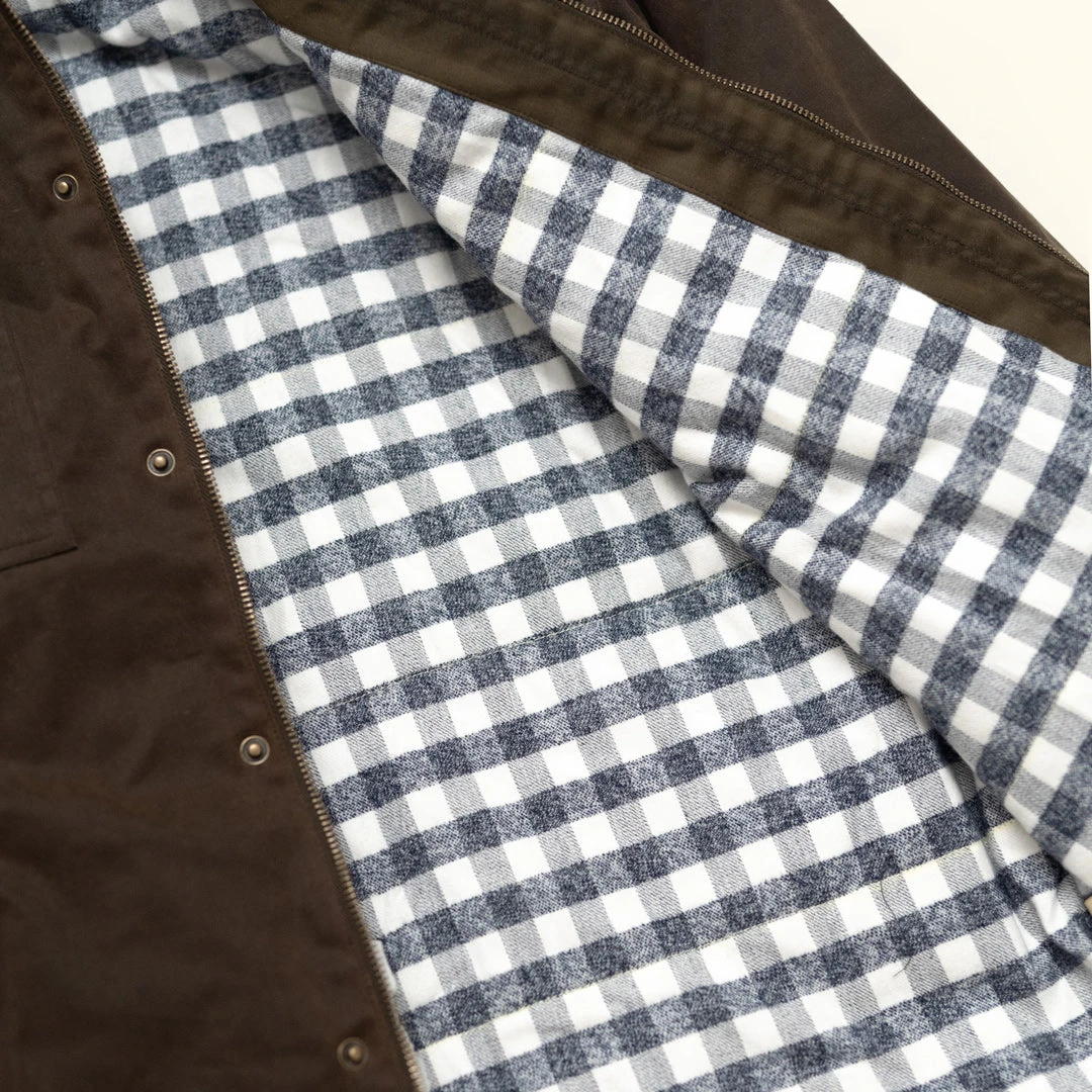 Buffalo Jackson Trading Co. Leather Marshall Hooded Jacket | Dark Khaki 7 Buffalo Jackson Trading Co. Leather Marshall Hooded Jacket | Dark Khaki