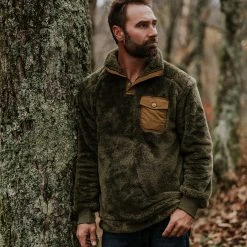 Buffalo Jackson Trading Co. Apparel Kodiak Fleece Pullover - Birchwood Green