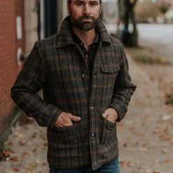 Buffalo Jackson Trading Co. Wesley Wool Jacket | Brown Plaid