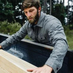 Buffalo Jackson Trading Co. Apparel Shepherd Moleskin Shirt | Slate