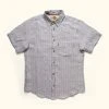 Buffalo Jackson Trading Co. Apparel Miller Striped Short Sleeve Shirt | Grey