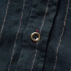 Buffalo Jackson Trading Co. Miller Striped Short Sleeve Shirt | Navy Apparel