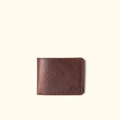 Buffalo Jackson Trading Co. Ryder Reserve Bison Leather Billfold Wallet | Brown