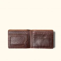 Buffalo Jackson Trading Co. Ryder Reserve Bison Leather Billfold Wallet | Brown