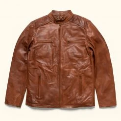 Buffalo Jackson Trading Co. Thompson Leather Moto Jacket | Whiskey Tan 19 Buffalo Jackson Trading Co. Thompson Leather Moto Jacket | Whiskey Tan