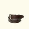Lejon Leather Belts Vintage Bison Austin Belt | Saddle