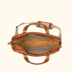 Buffalo Jackson Trading Co. Walker Leather Pilot Bag | Rustic Tan