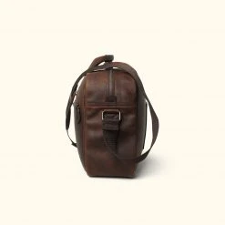 Buffalo Jackson Trading Co. Walker Leather Pilot Bag | Vintage Oak