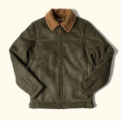 Buffalo Jackson Trading Co. Warren Flight Jacket | Olive Green