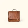 Buffalo Jackson Trading Co. Walker Small Leather Backpack | Rustic Tan